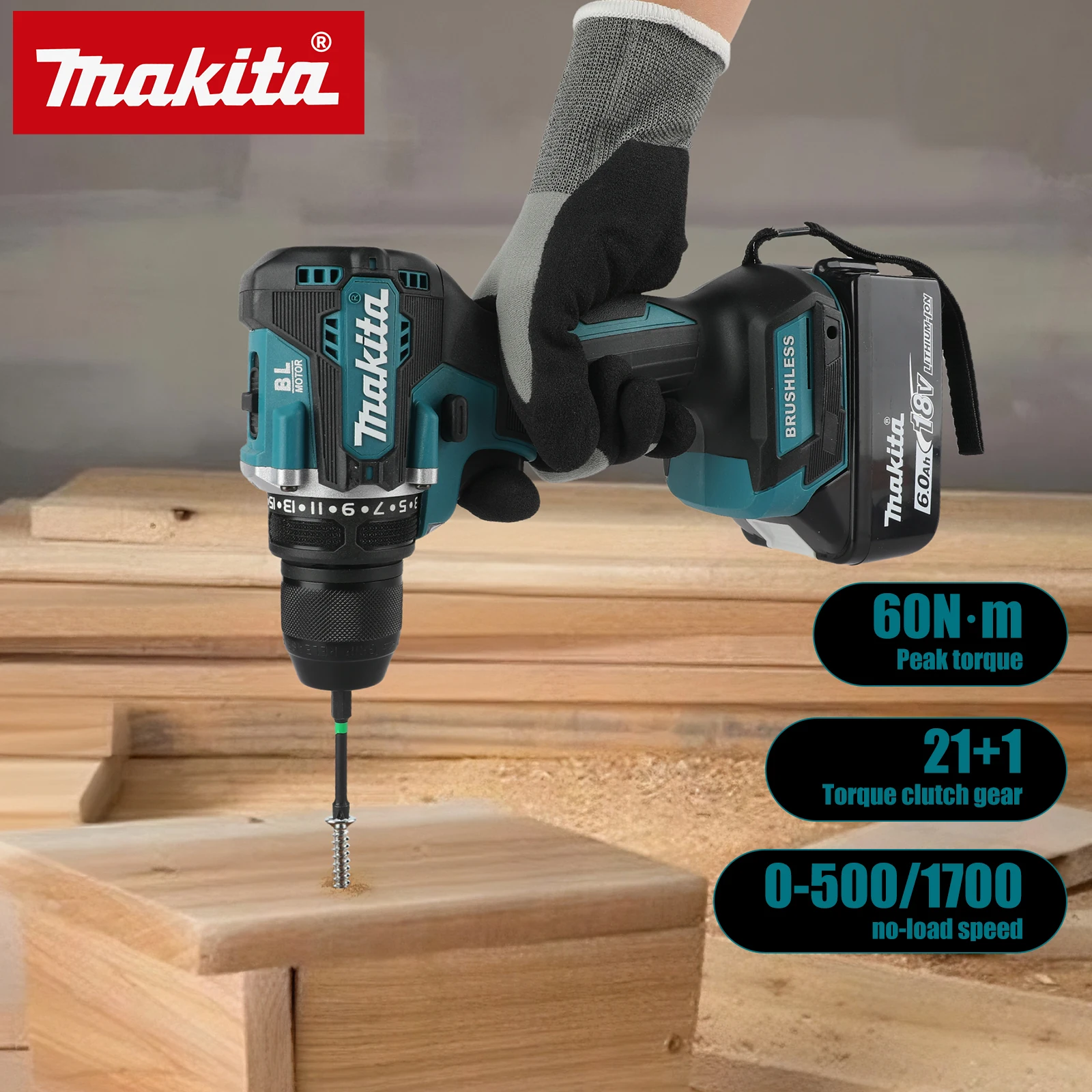 Makita DDF487 18V Lithium Dril - Makita Drill Ddf484 评论和价格