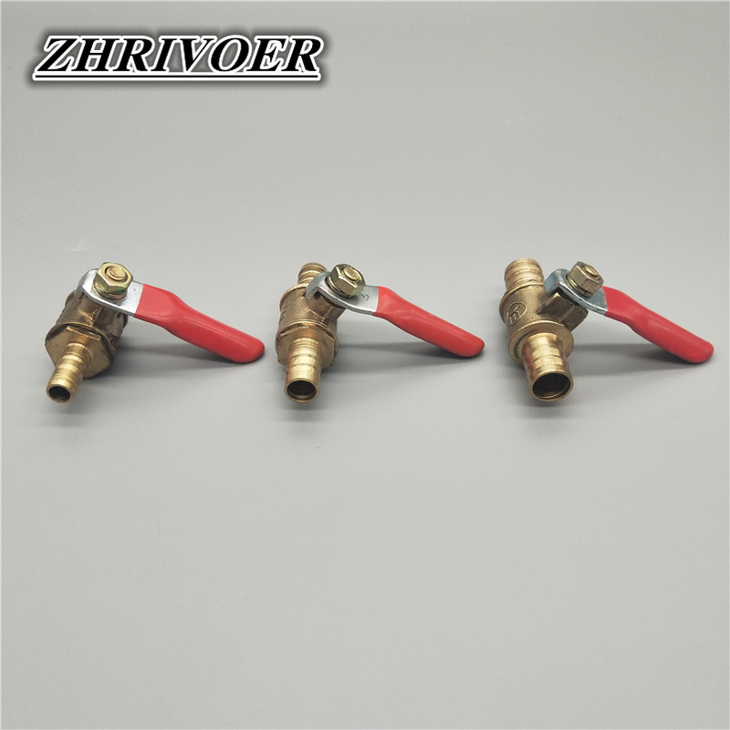 6mm-12mm Hose Barb Inline Bras - Compression Fitting Brass 评论和价格