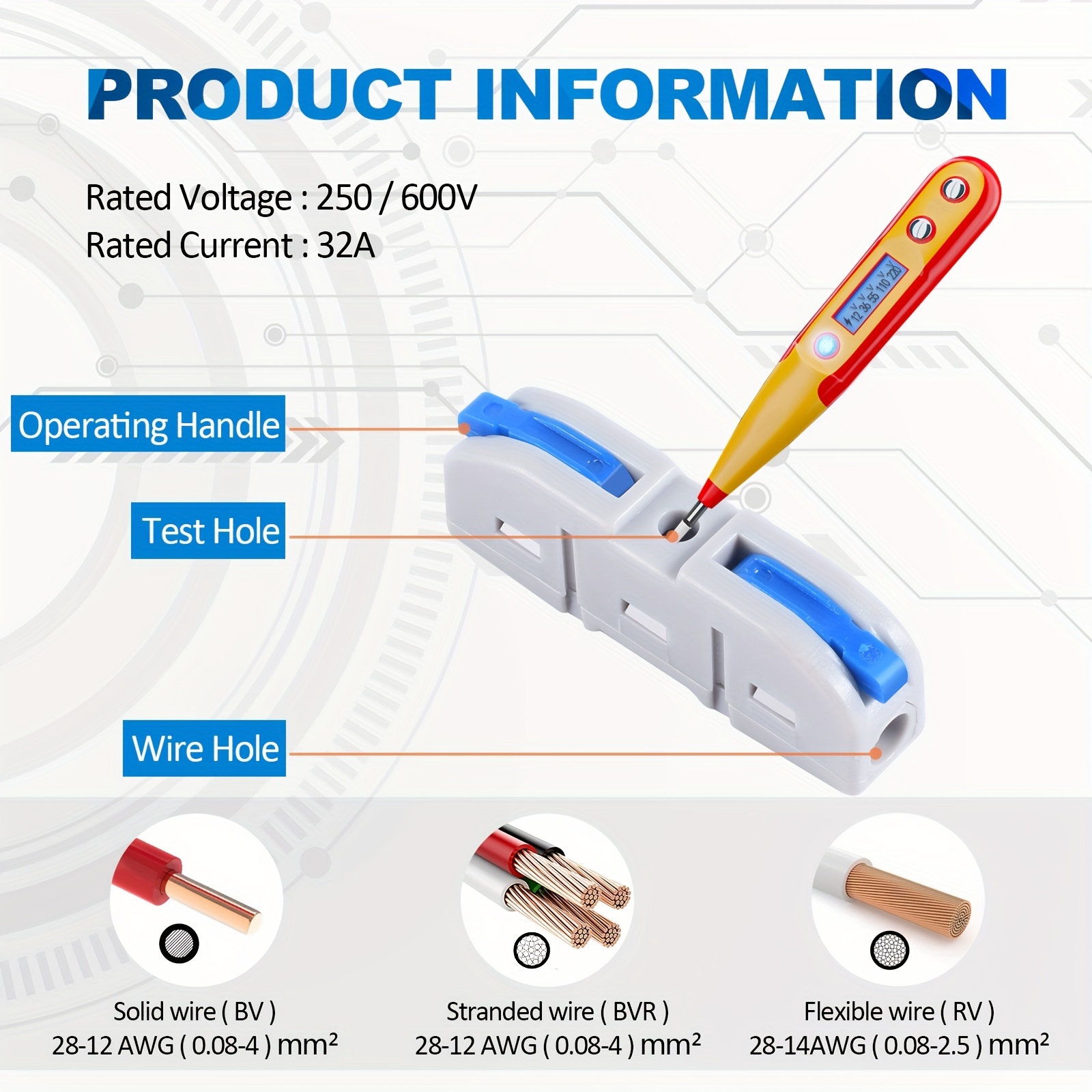 Lever Wire Connectors, 10pcs/6 - Push Fit Connector 评论和价格