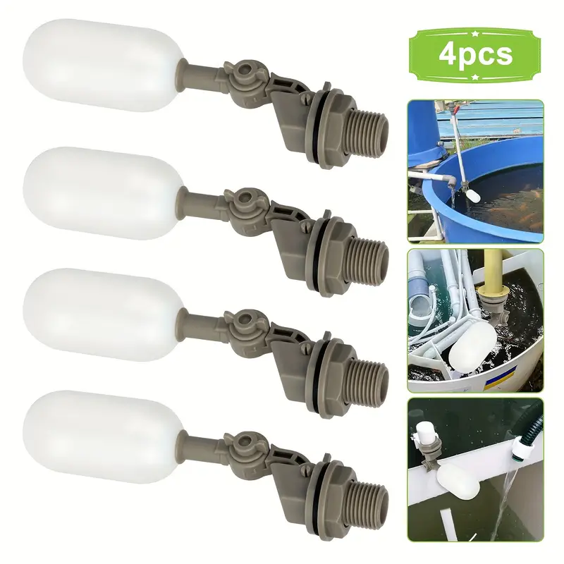 4Pcs Farm Cattle Plastic Water - Float Ball Valve 评论和价格