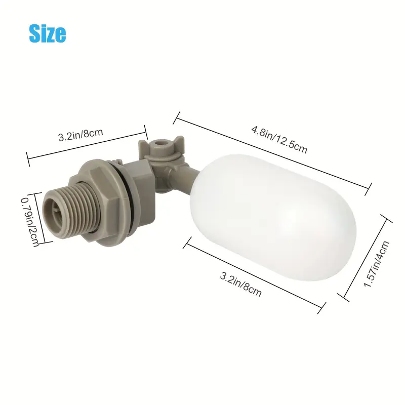 4Pcs Farm Cattle Plastic Water - Float Ball Valve 评论和价格