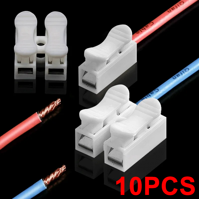 10Pcs Quick Terminal Connector - Push Fit Connector 评论和价格