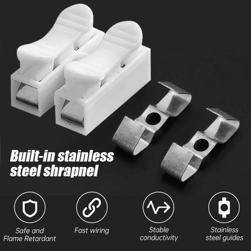10Pcs Quick Terminal Connector - Push Fit Connector 评论和价格
