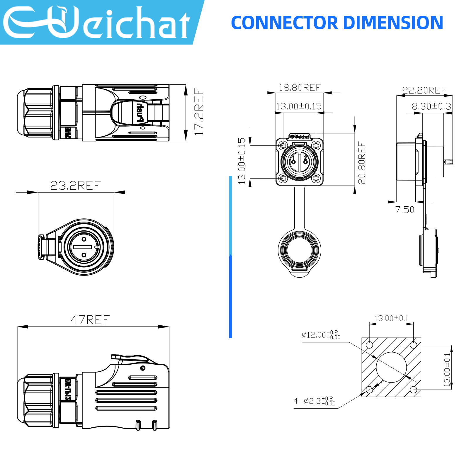 LP12 M12 IP68 Waterproof Outdo - Push Fit Connector 评论和价格