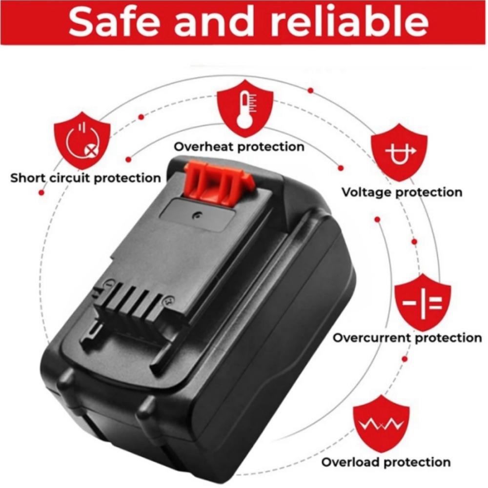 Long Runtime 20V 8000mAh 8.0Ah - Black+Decker Tool 20V Max 评论和价格