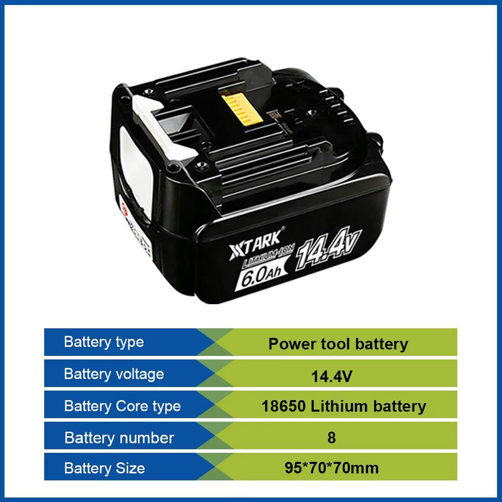 14.4V 6000mAh Li-ion Battery R - Makita Drill Hp1640 评论和价格