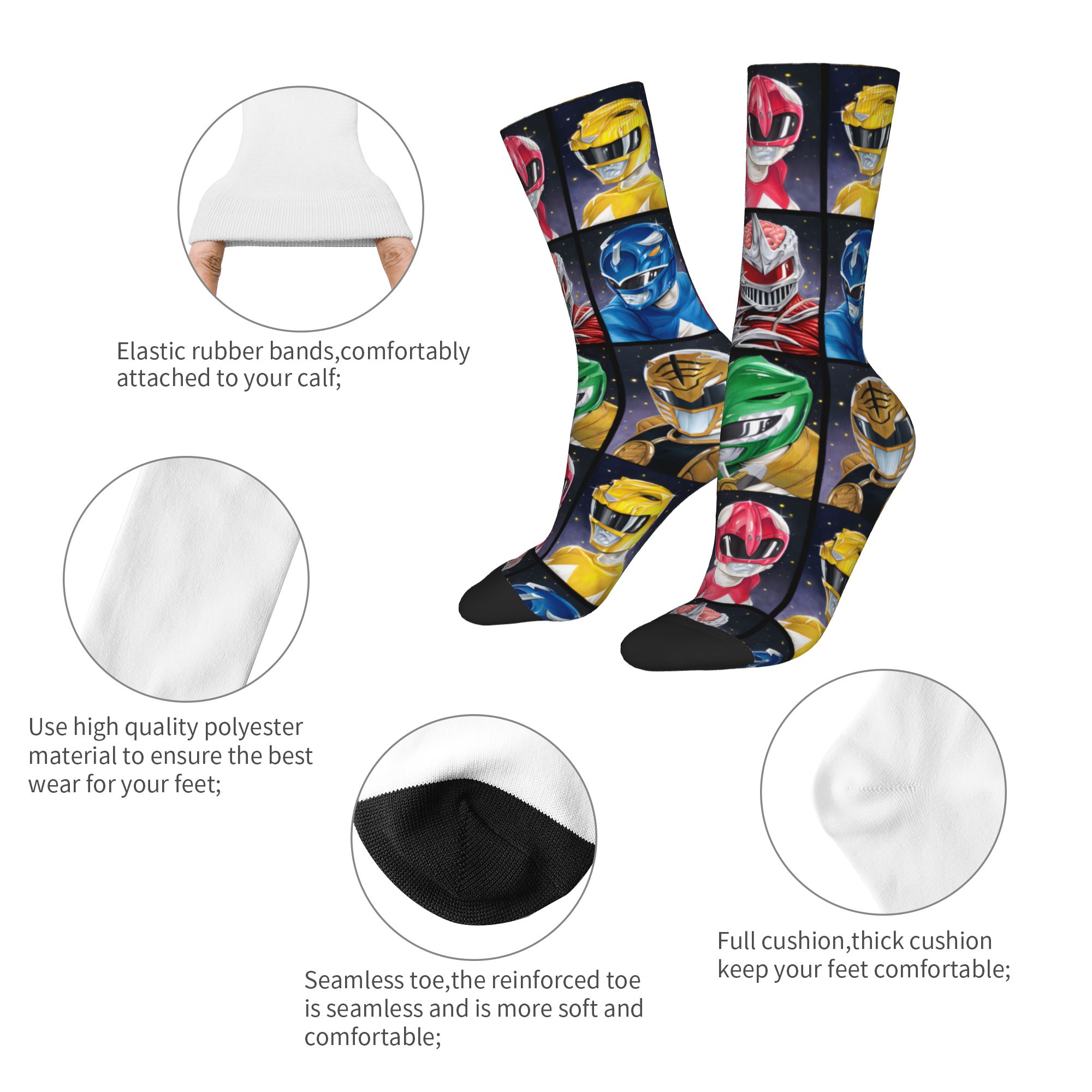 Power R-Ranger 90s Socks Men's - Pipe Bending Spring 评论和价格