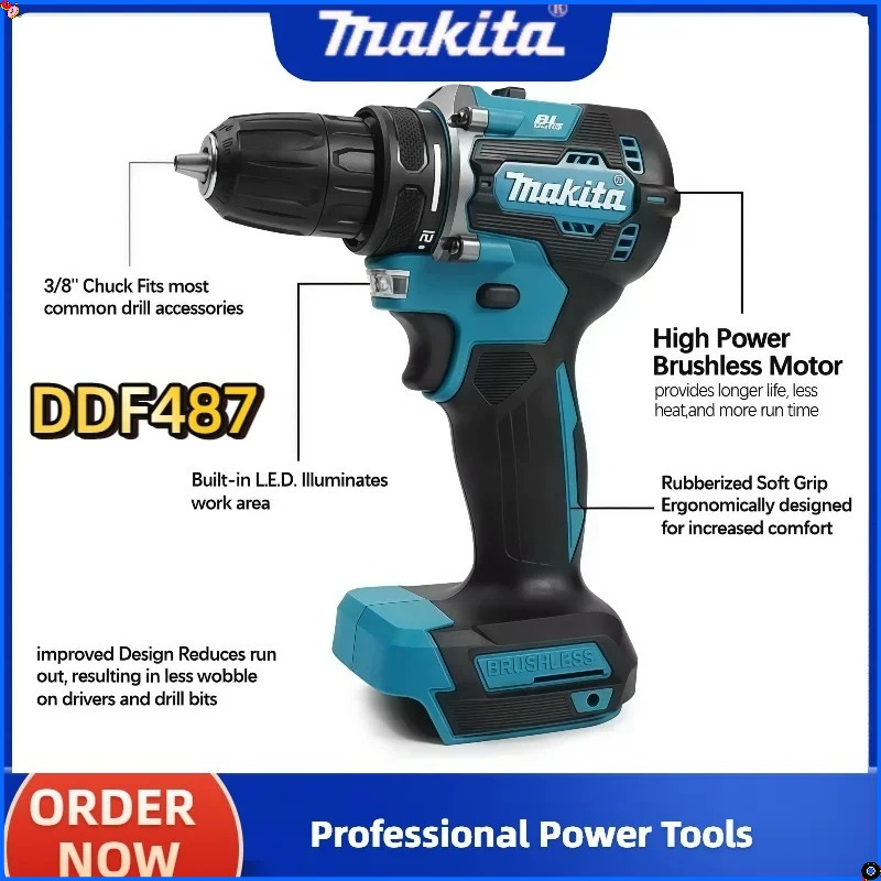 Makita DDF487 Brushless screwd - Makita Drill Ddf484 评论和价格